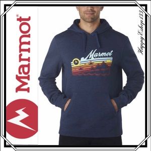 Marmot Fleece-Lined Hooded Sweatshirt Pullover